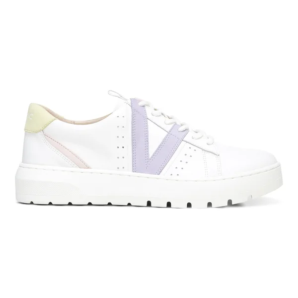 Vionic Simasa Sneaker White Pastel Lilac, 10, M
