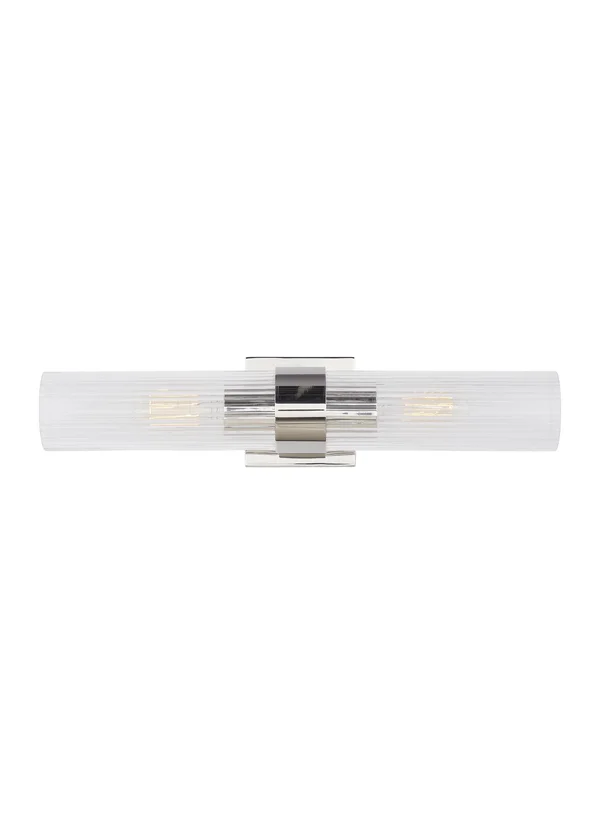 Generation Lighting - CV1022PN - Two Light Wall Sconce - Geneva - Polished Nickel