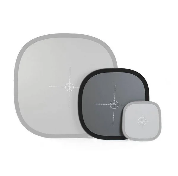 Lastolite Ezybalance Collapsible Exposure Aid Card, Grey & White, 20x22