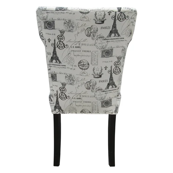 Sole Designs Bella Side Chair (Set of 2); Onyx