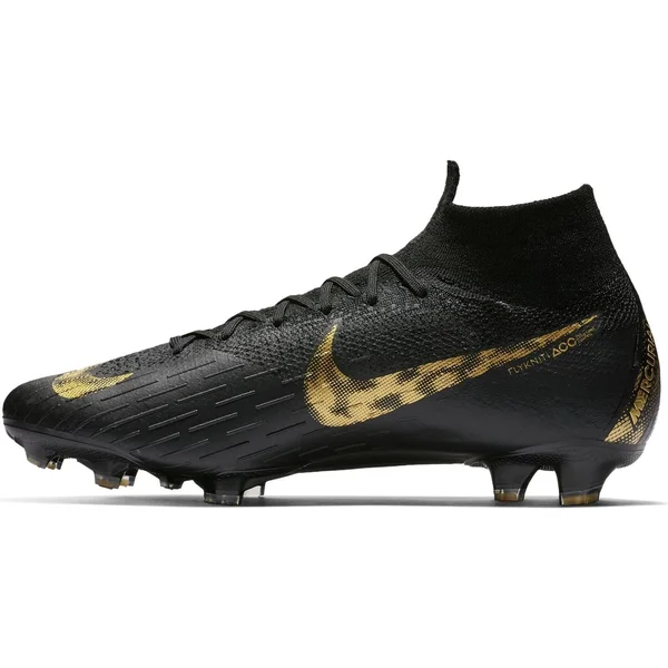 Nike Mercurial Superfly 6 Elite Firm Ground Soccer Shoes - in Black/Gold, Size 8
