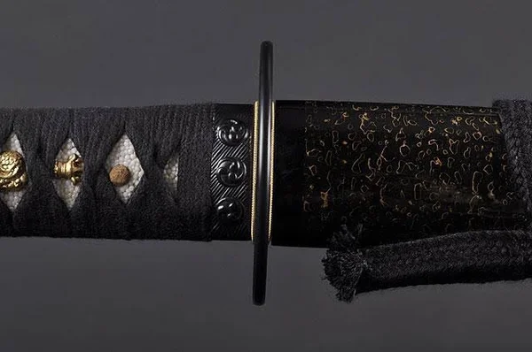 Handmade Sword - Fully Functional Samurai Katana Sword, 1045 Carbon Steel, Hand Forged Clay Tempered, Full Tang, Sharp, Tomoe Cr