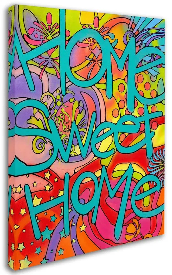 Trademark Art Dean Russo 'Home Sweet Home' Gallery-Wrapped Canvas Art