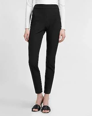 High Waisted Supersoft Twill Skinny Pant Brown Women's M