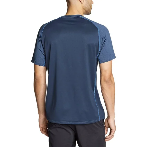 Eddie Bauer Men's TrailCool Short-Sleeve T-Shirt - Blue - XXXL