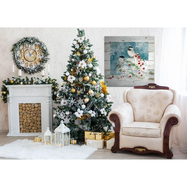 Wexford Home Merry and Bright -Gallery Wrapped Canvas - Yellow, Blue, Green, Red, Black, White 24x24, Size: 24 x 24