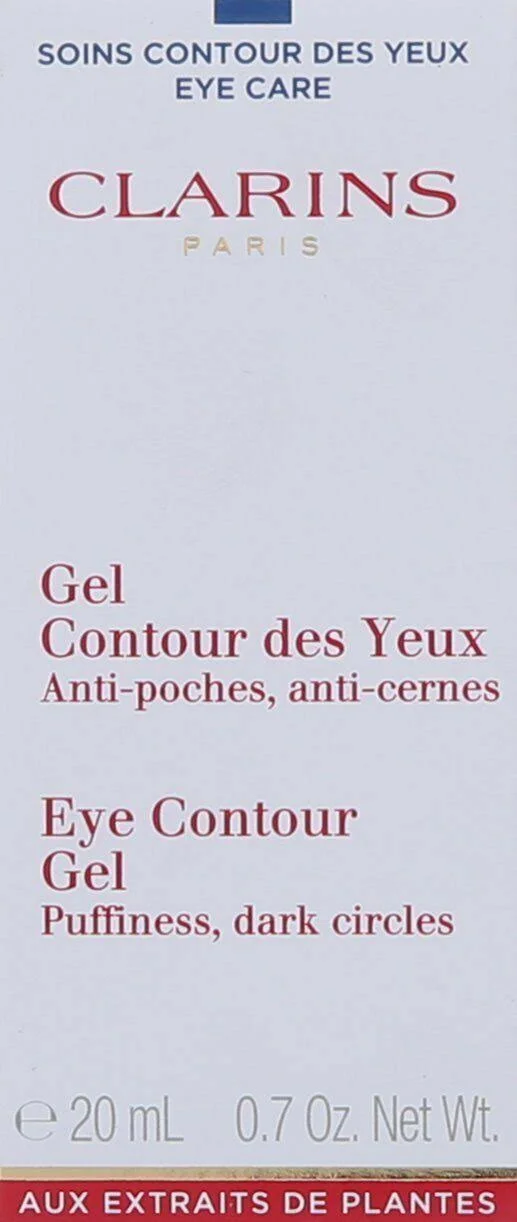 Clarins New Eye Contour Gel for Unisex, 0.7 Ounce