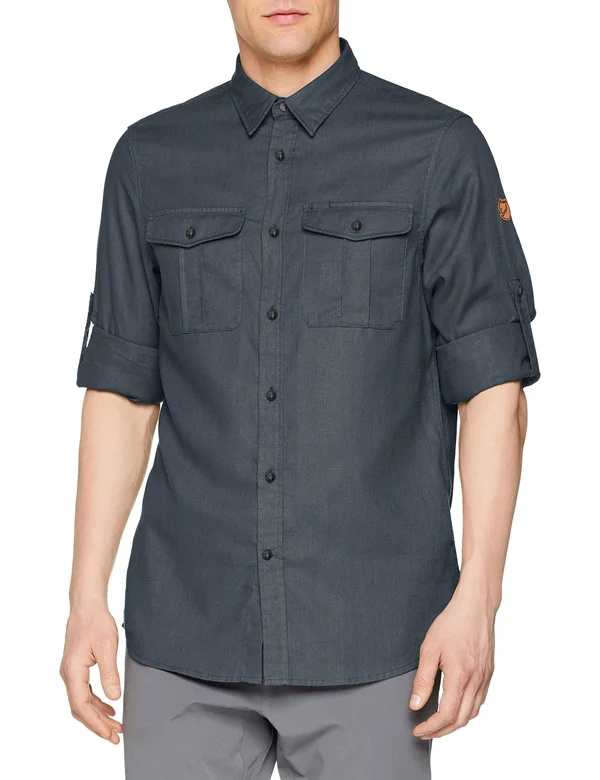 Fjallraven Ovik Travel Long-Sleeve Shirt - Men's Dusk - S
