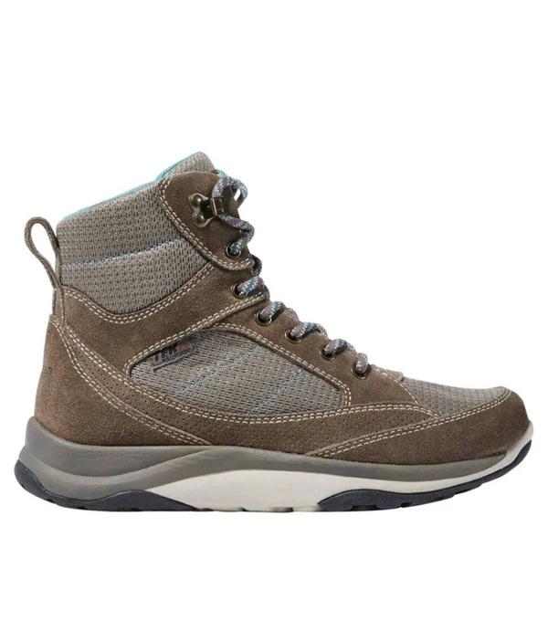 Women's Snow Sneakers, Mid Lace-Up, Insulated Winter Boots Brown 11 M(B), L.L.Bean