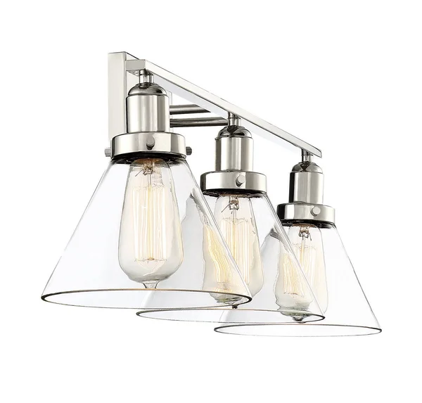 Savoy House 8-9130-3-109 - Drake 3 Light Bath Bar - Polished Nickel