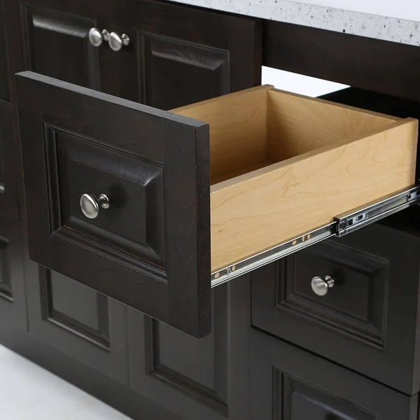 Glacier Bay Northwood 49 in. W x 19 in. D Vanity in Dusk with Solid Surface Vanity Top in Silver Ash with White Sink