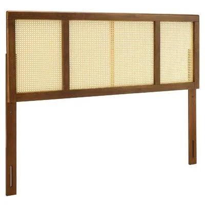 Giorgi Panel Headboard Mercury Row Size: King, Color: Walnut