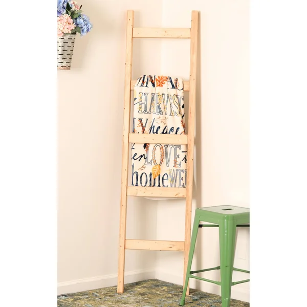 Pine Blanket Ladder - 60 x 18