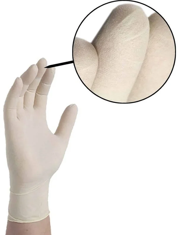 Gloveworks Ivory Latex Industrial Powder Free Disposable Gloves (Case of 1000)