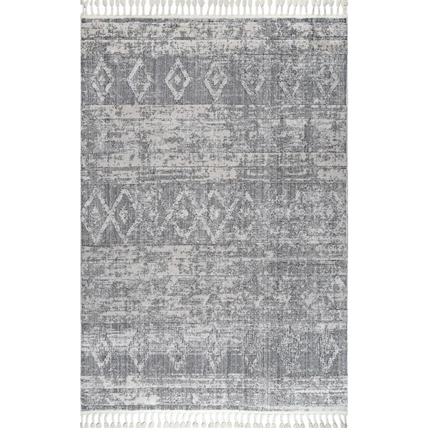 nuLOOM Diamond Shaggy Devonte Area Rug - Size: 7& 10 inch x 10& 10 inch