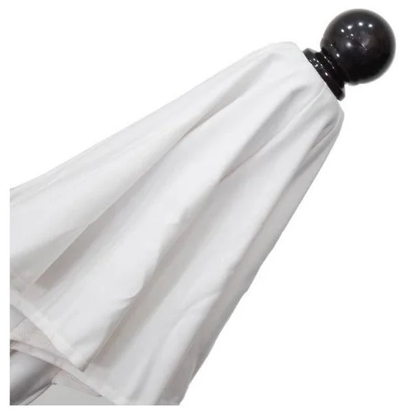 California Umbrella Venture 9& White Market Umbrella in Black