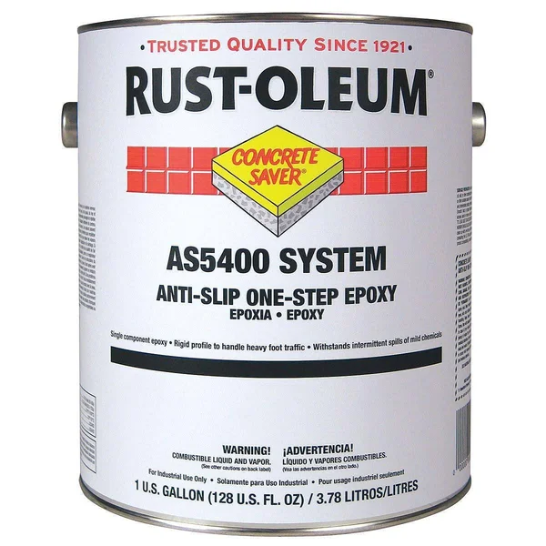 Safety Yellow Anti-Slip Floor Coating, AS5444402, Rust-Oleum