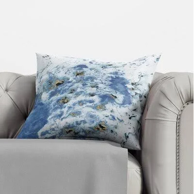 Macneil Marbled Throw Pillow Mercer41 Size: 20x22 x 20