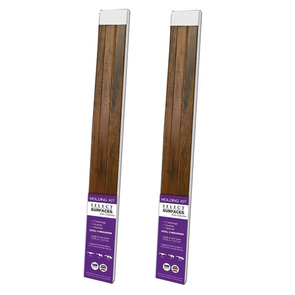Select Surfaces Mocha Walnut Molding Kit - Pack of 2