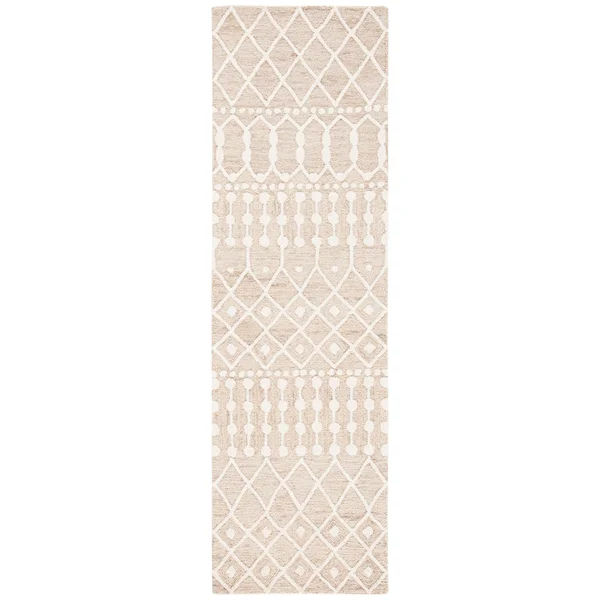Blossom Collection BLM115B Rug Beige, Ivory, Runner 2&-3x22 x 9&