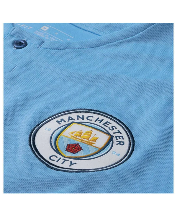 Nike 2018-19 Manchester City Home Stadium Jersey-Blue