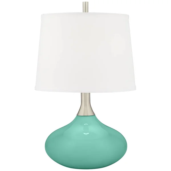 Color + Plus Larchmere Felix Modern Table Lamp - Green