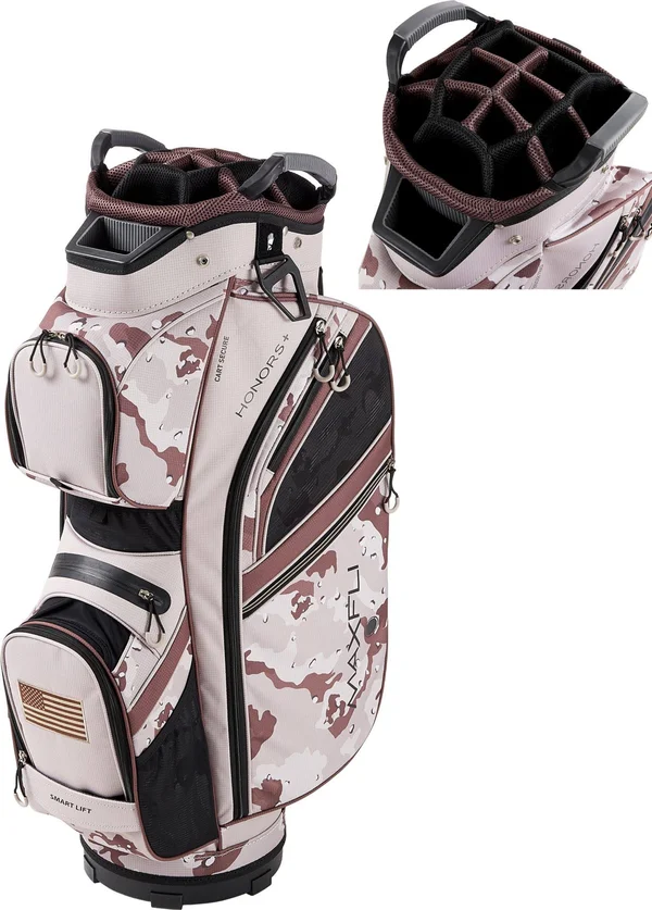 Maxfli 2019 Honors Plus Golf Cart Bag, Men's, Desert Camo