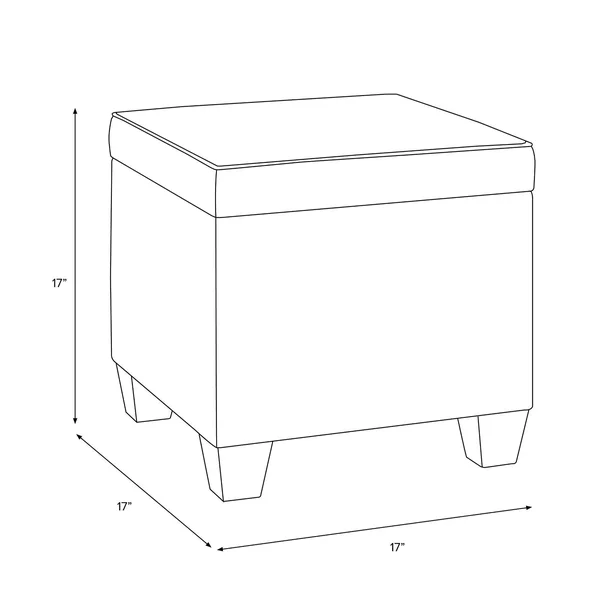 Fairland Storage Ottoman Zuma Pumice - Threshold