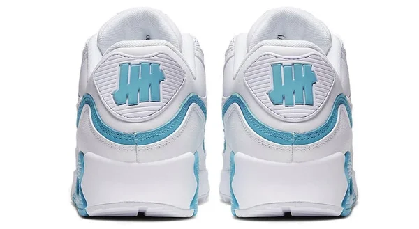 Nike Air Max 90 - UNDFTD Undefeated - White/Blue Fury Shoes - Size 9
