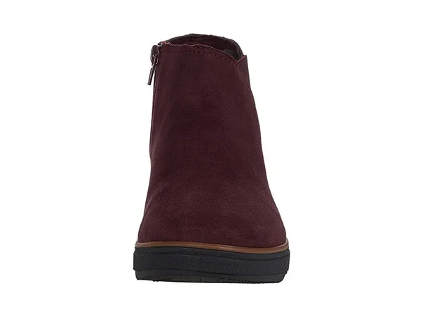 Clarks Mazy Harwich Women's Boots Burgundy Interest Suede Combination : 11 B