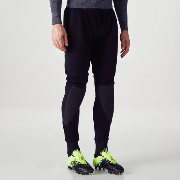 Kipsta Kid's F100, Goalkeeper Pants in Black, Size 6 Years