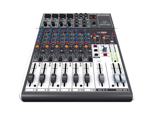 Behringer 12-Input 2-Bus Mixer, XENYX/EQ 1204USB w/ Pro DJ Bundle