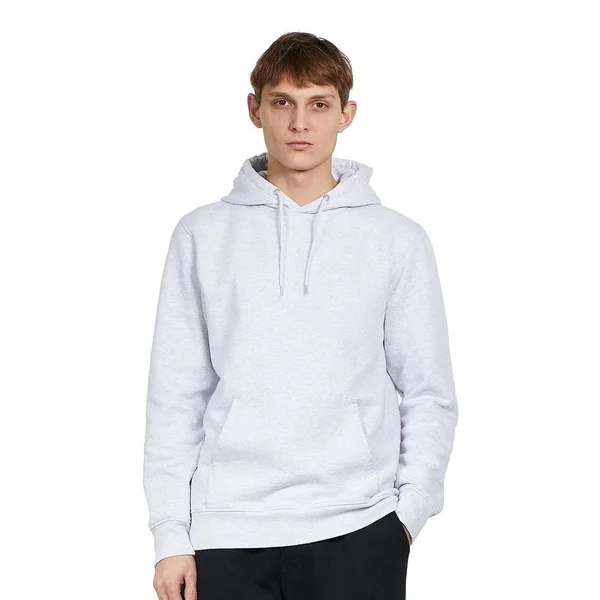 Colorful Standard Classic Organic Hoodie - Snow Melange - L - Men