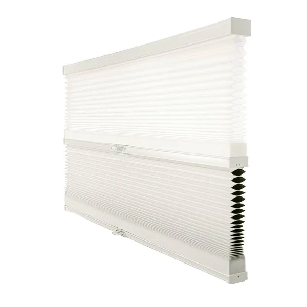 Chicology Cut-to-Width White Dove 9/16 in. Light Filtering and Privacy Cordless Cellular Shade - 51.5 in. W x 48 in. L, White Do