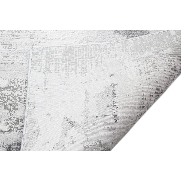 Bashian Capri Hermione 7&9x22 x 9&9x22 Area Rug in Beige and Gray
