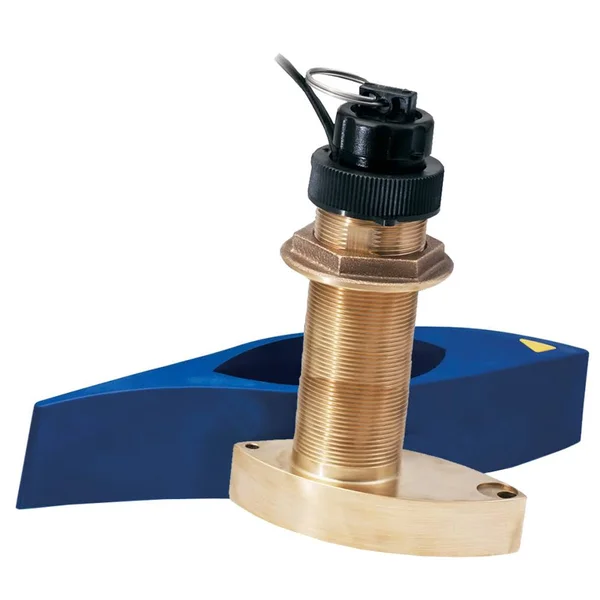 Garmin Long Stem Thru-Hull Triducer with Block, Bronze