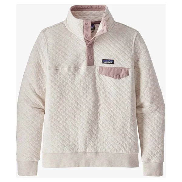Patagonia Organic Cotton Quilt Snap-T Pullover - Women's S Light Balsamic
