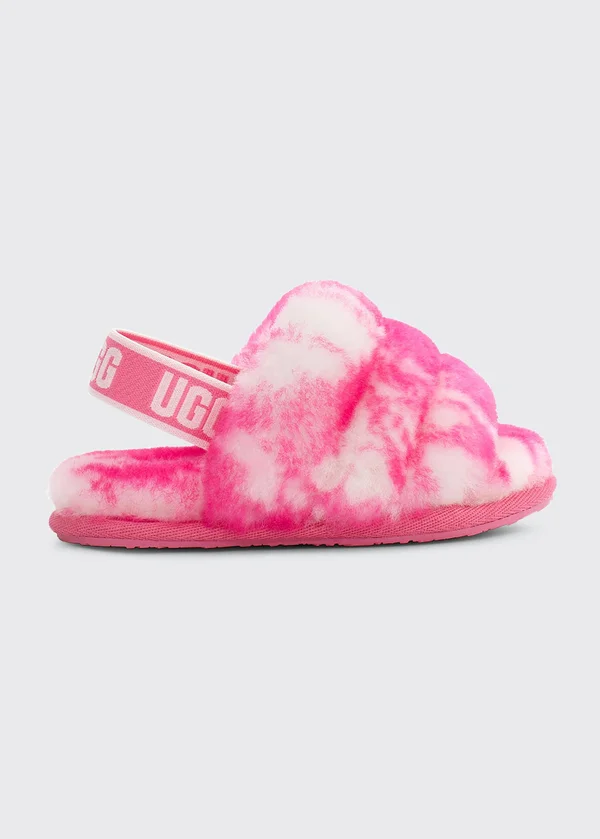 Toddler Fluff Yeah Marble Pink - 9