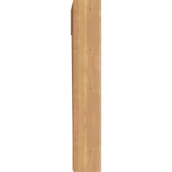Ekena Millwork BKT06X22X34IMP05SWR 5 1/2x22W x 22x22D x 34x22H Imperial Block Smooth BRACKET, Western Red Cedar