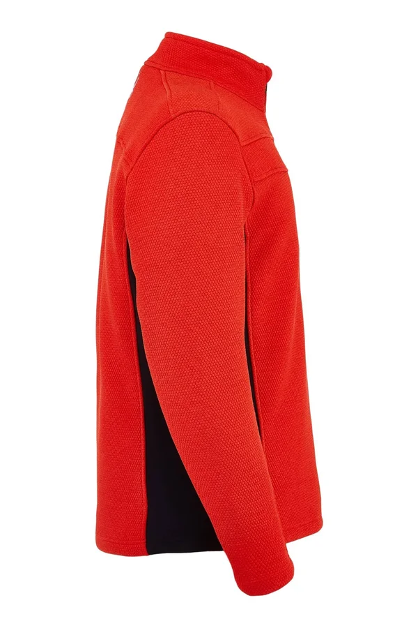 Spyder Men's Encore Half Zip Fleece Jacket - XXL - Abyss, Volcano