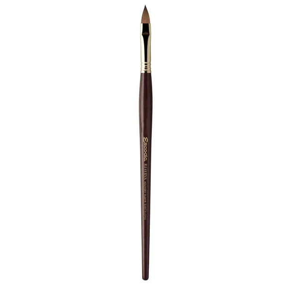 Escoda Reserva Kolinsky-Tajmyr Sable Brush - Filbert - Short Handle, Size 12