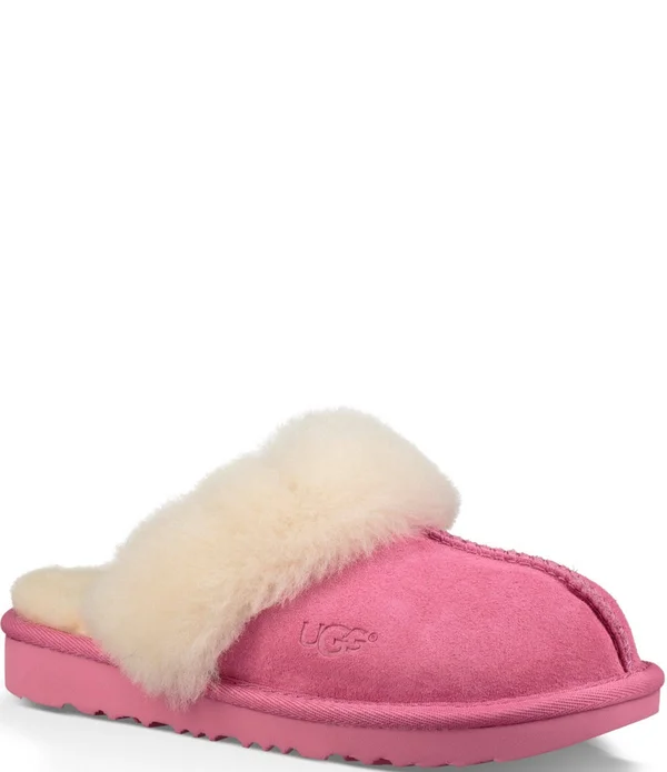 Ugg Girls Kids Cozy II Slipper Pink Azalea 12