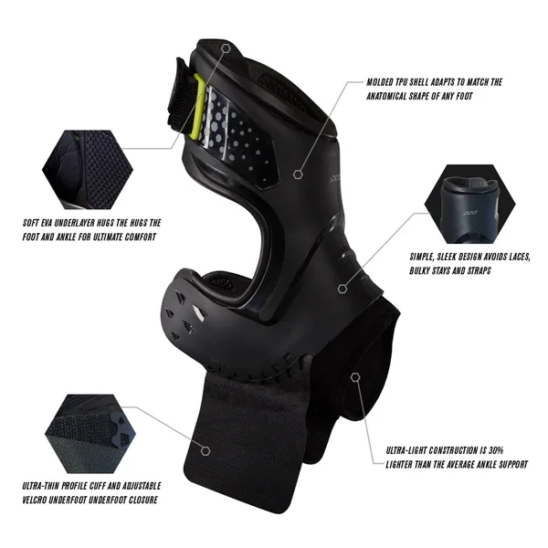 DonJoy Performance Pod Ankle Brace (Right/Large/Black)