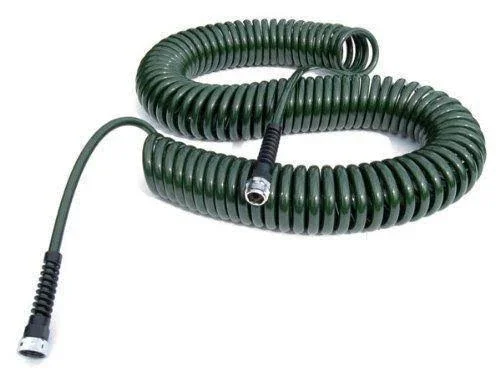 Water Right Professional Coil Garden Hose - Lead Free & Drinking Water Safe, 75-Foot x 3/8-Inch, Forest Green