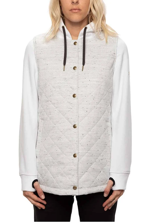 686 Women's Autumn Insulated Jacket White, L