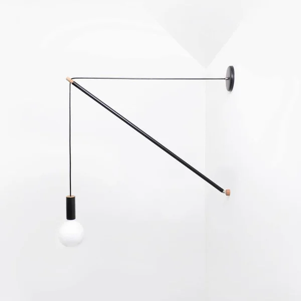 Pennant Wall Light by Andrew Neyer, Black, PL-3-BLK
