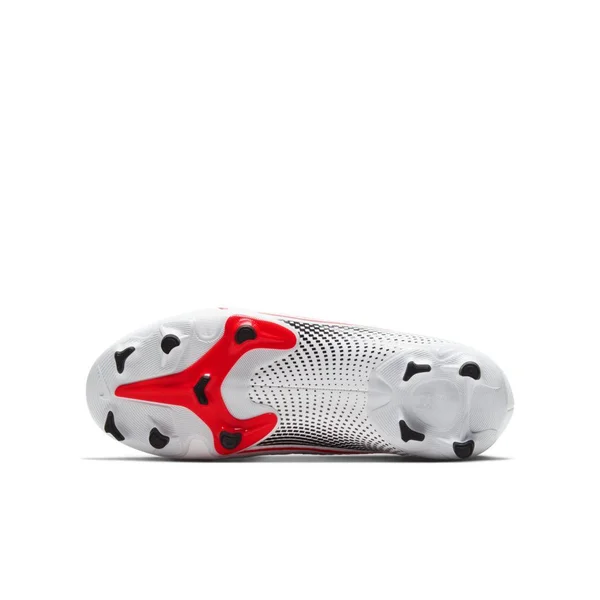 Nike Kids Mercurial Vapor 13 Academy mg FG White/Laser Crimson - 4