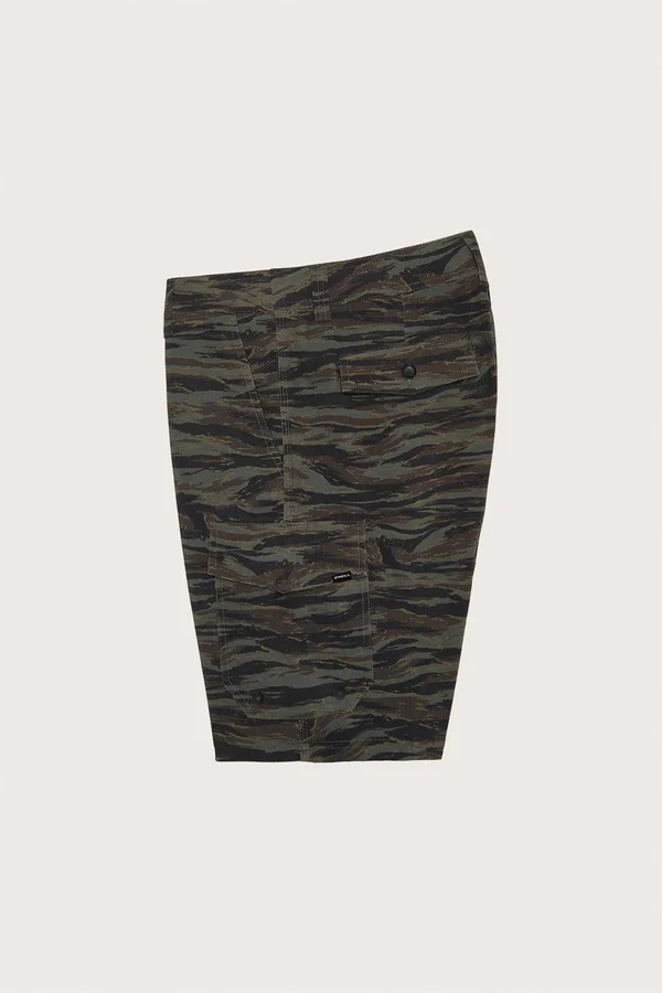 O&Neill Trvlr 20x22 Cargo Hybrid Shorts Men's Camo, 36