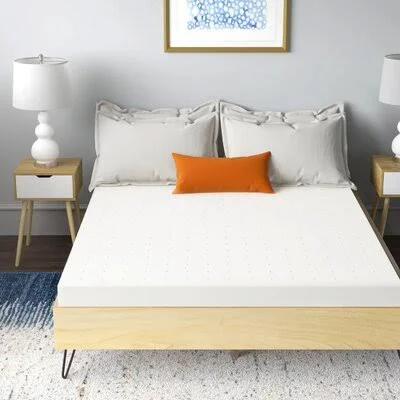 4x22 Memory Foam Mattress Topper Wayfair Sleep Bed Size: King