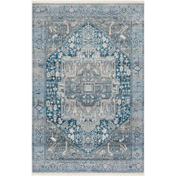 Safavieh Vintage Persian VTP474H 5& x 7&6x22 Charcoal, Blue Rug